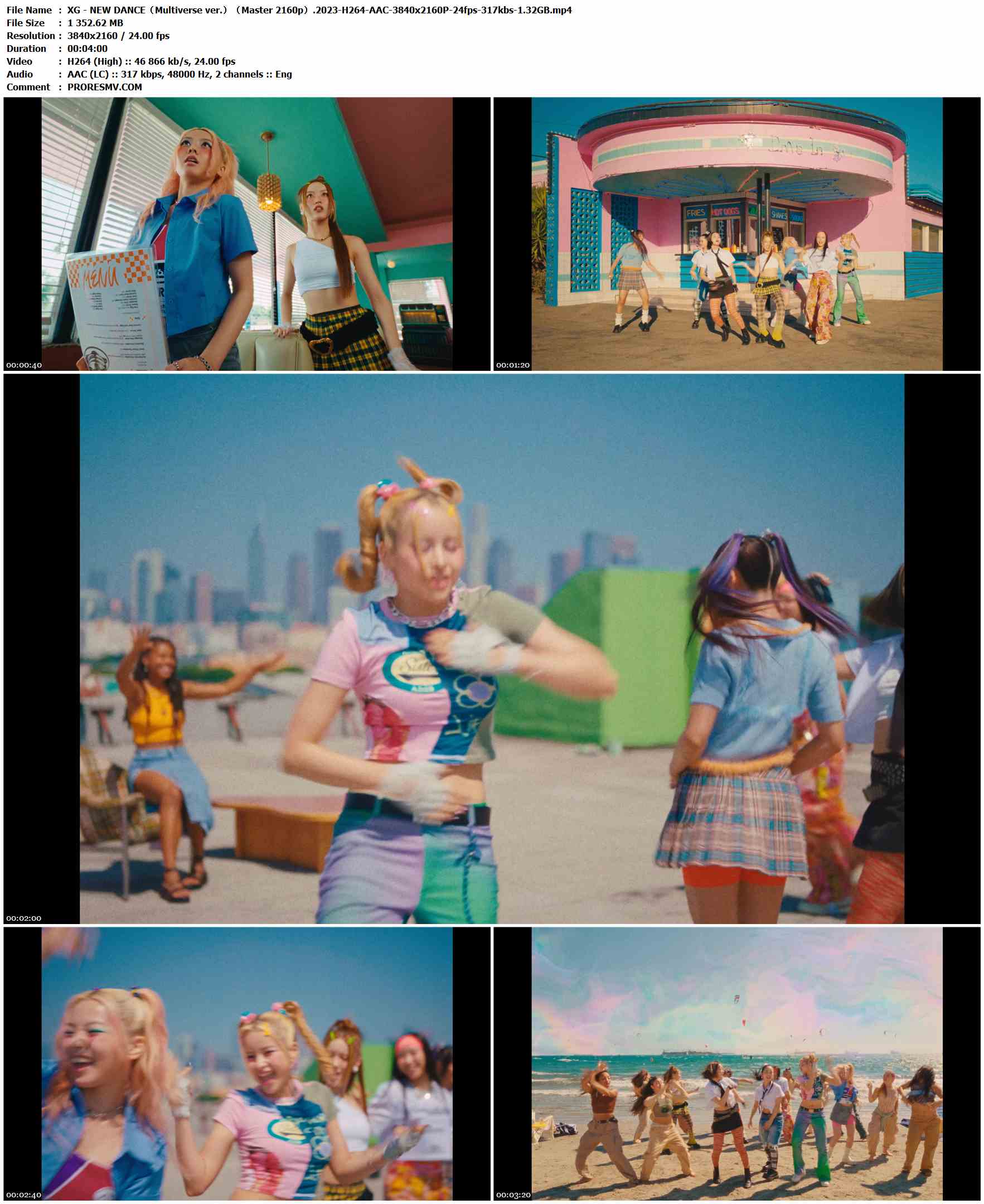 XG - NEW DANCE（Multiverse ver.）（Master 2160p）.2023-H264-AAC-3840x2160P-24fps-317kbs-1.32GB官方MV_高清MV